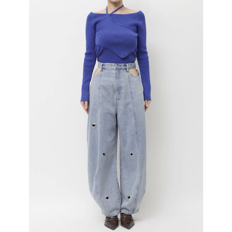 カーブタックデニムパンツ | dazzlin | 詳細画像29 