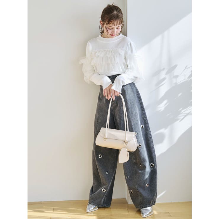 カーブタックデニムパンツ[品番：MKSW0062690]｜dazzlin