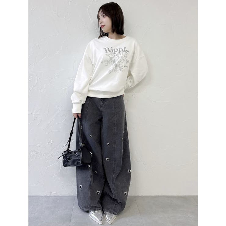 カーブタックデニムパンツ[品番：MKSW0062690]｜dazzlin