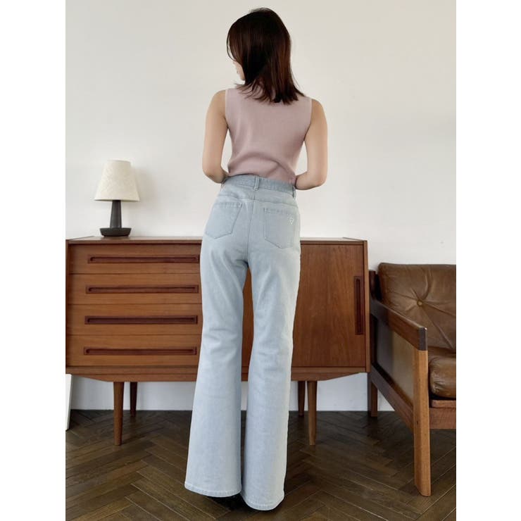 正規品❤︎LOTUS❤︎スフレアラン上下セット スリットフレアデニムパンツ[品番：MKSW0063395]｜dazzlin