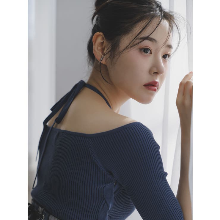 サイドクロスオープンボレロニット | dazzlin | 詳細画像4 