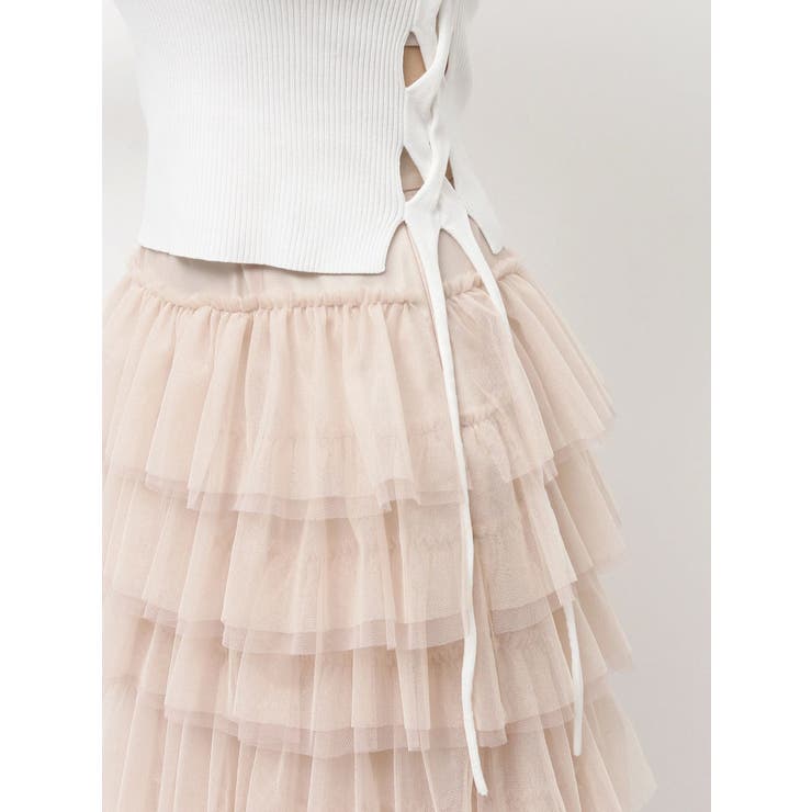 サイドクロスオープンボレロニット | dazzlin | 詳細画像43 