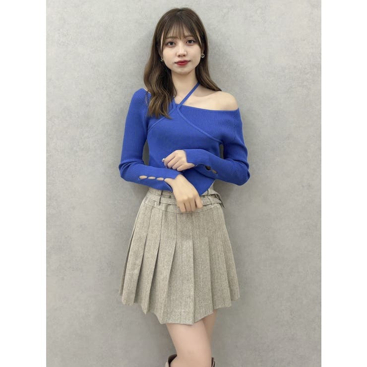 レイヤードオフショルバックリボンニット | dazzlin | 詳細画像10 