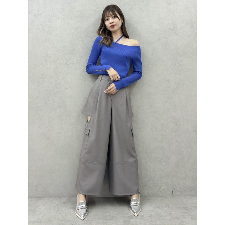 レイヤードオフショルバックリボンニット | dazzlin | 詳細画像13 