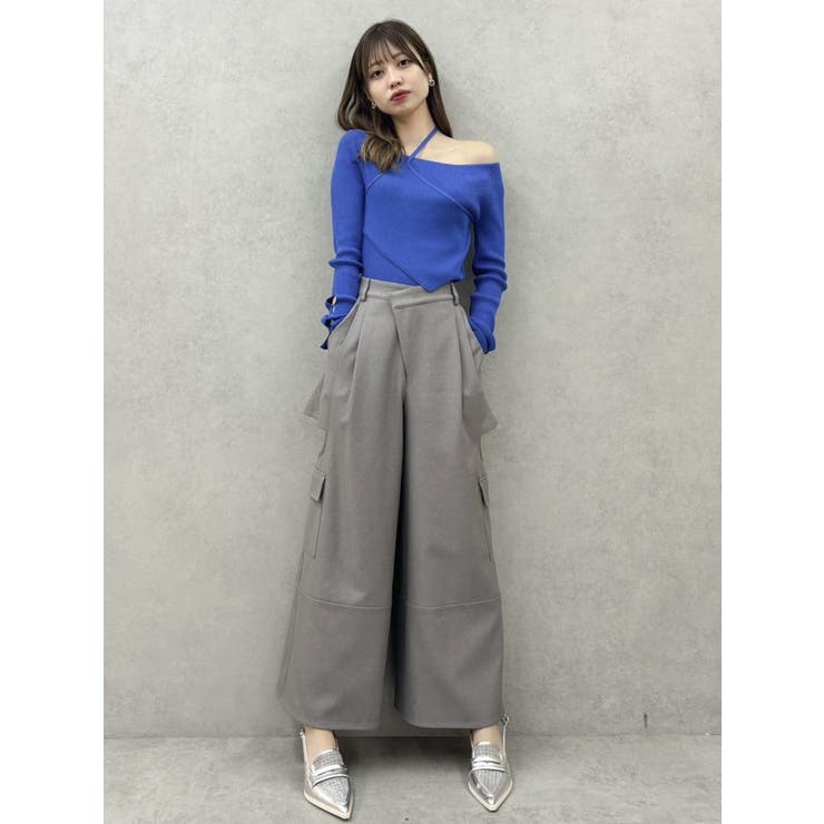 レイヤードオフショルバックリボンニット | dazzlin | 詳細画像15 