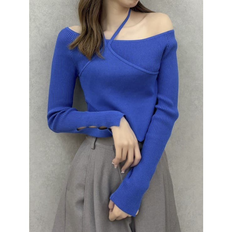 レイヤードオフショルバックリボンニット | dazzlin | 詳細画像17 