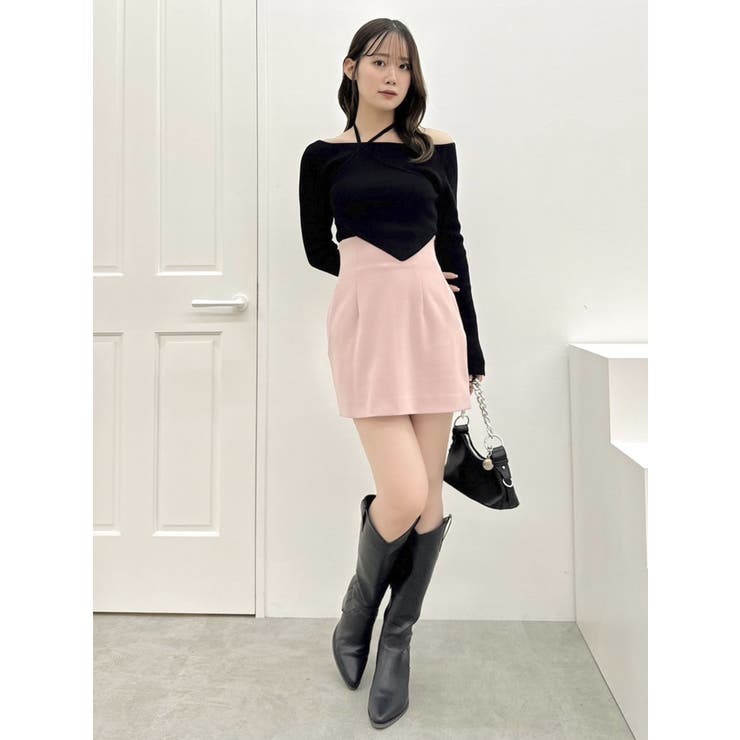 レイヤードオフショルバックリボンニット | dazzlin | 詳細画像26 