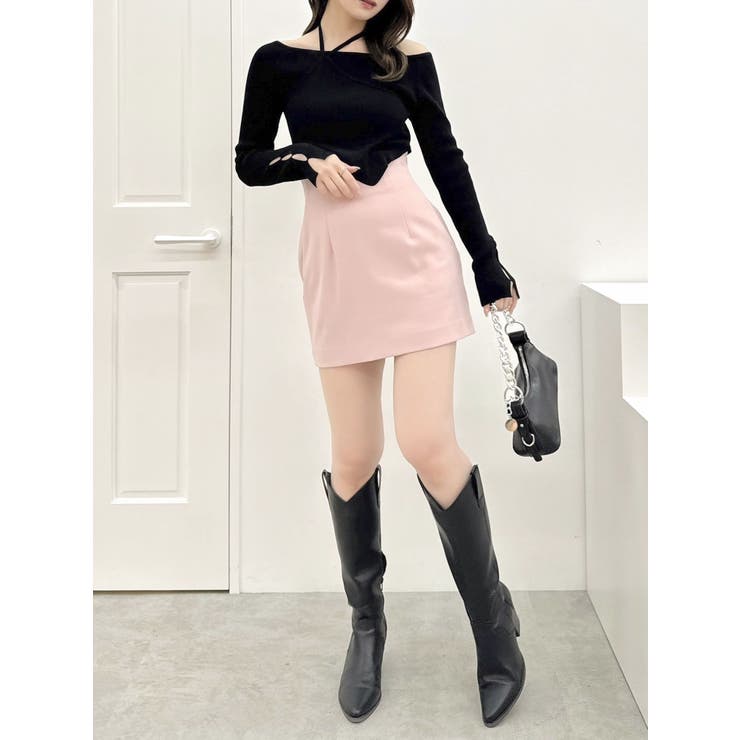 レイヤードオフショルバックリボンニット | dazzlin | 詳細画像27 