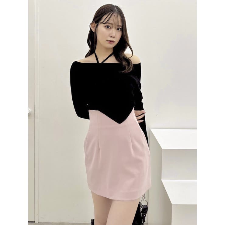 レイヤードオフショルバックリボンニット | dazzlin | 詳細画像29 