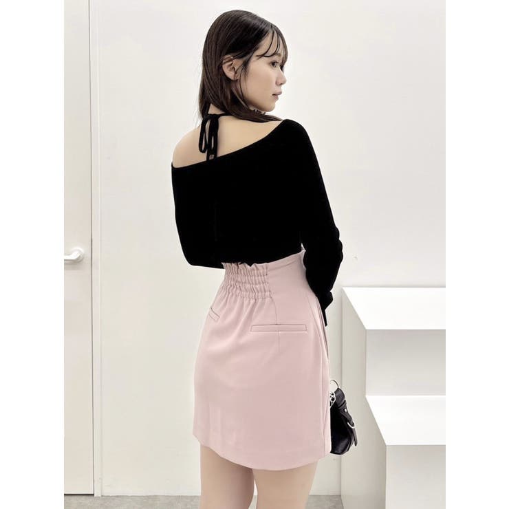 レイヤードオフショルバックリボンニット | dazzlin | 詳細画像32 