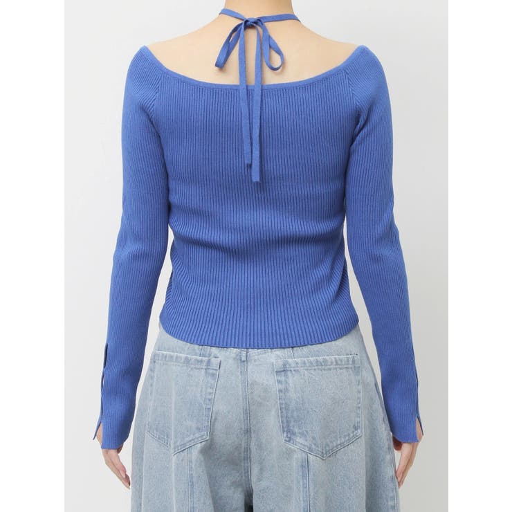 レイヤードオフショルバックリボンニット | dazzlin | 詳細画像35 