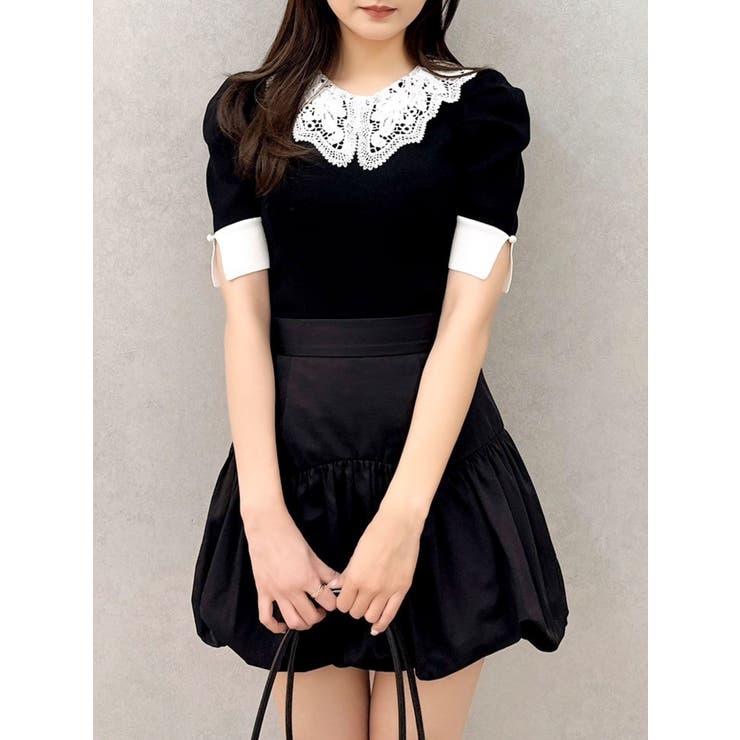 アデランス⭐︎DORAISE⭐︎ デコラカラータックトップス[品番：MKSW0062955]｜dazzlin（ダズリン