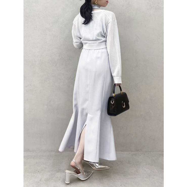 シアーカーデタイセットニット[品番：MKSW0063396]｜dazzlin