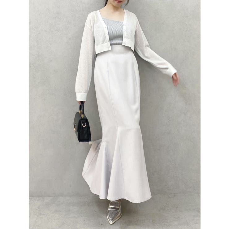 シアーカーデタイセットニット[品番：MKSW0063396]｜dazzlin