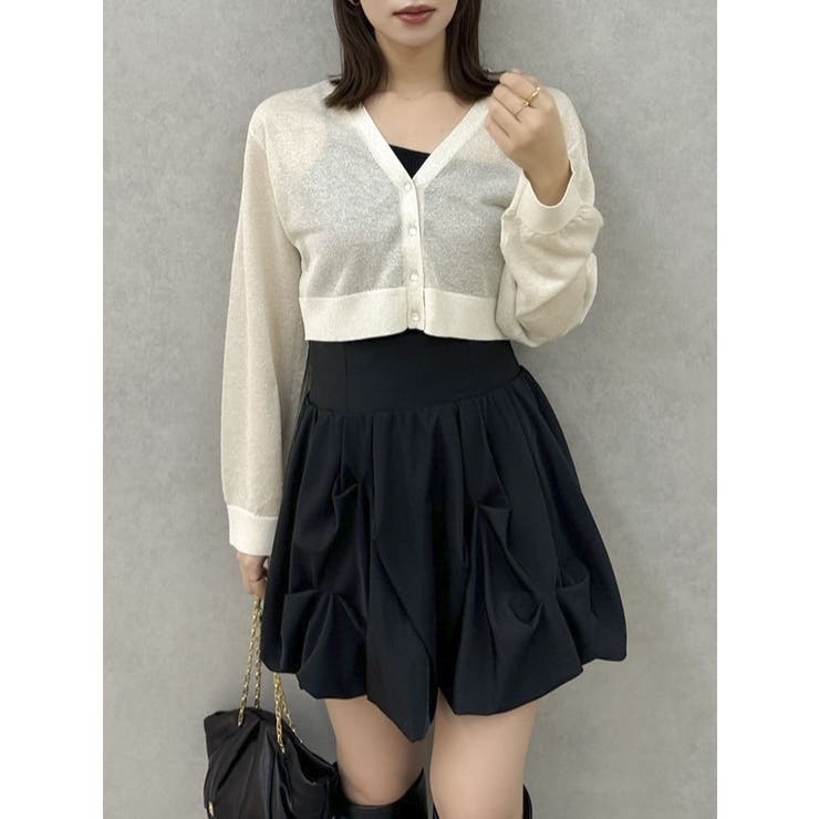 シアーカーデタイセットニット | dazzlin | 詳細画像8 