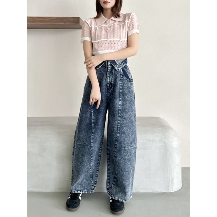 ハピネスカラーポロニット | dazzlin | 詳細画像19 