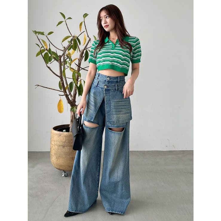 ハピネスカラーポロニット | dazzlin | 詳細画像24 