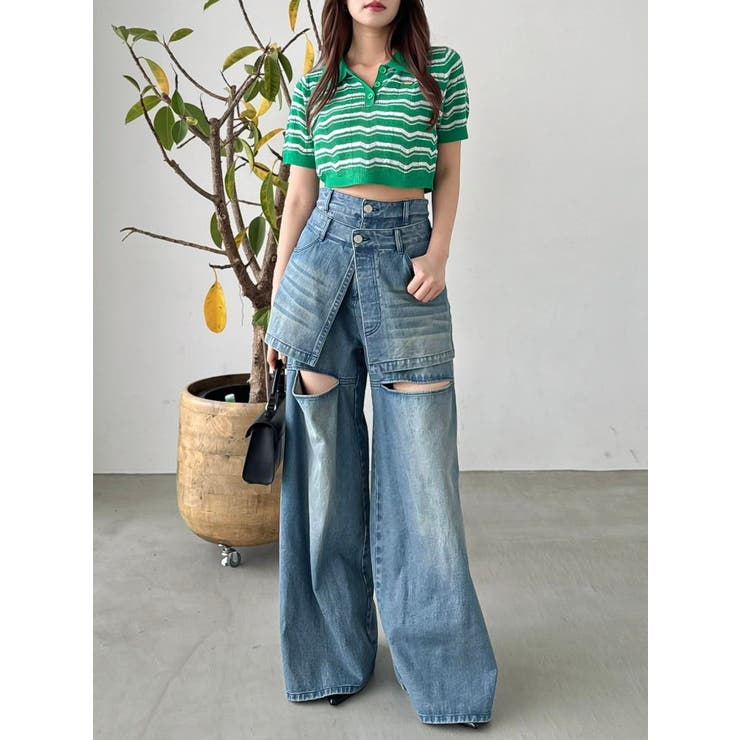 ハピネスカラーポロニット | dazzlin | 詳細画像26 