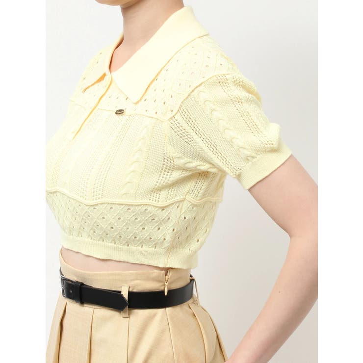 ハピネスカラーポロニット | dazzlin | 詳細画像38 