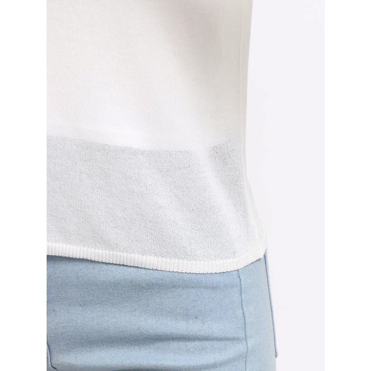 コンパクトギャザーシアーニットトップス | dazzlin | 詳細画像28 