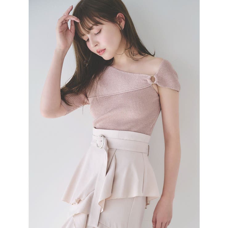 ワンショルリングリブニット | dazzlin | 詳細画像4 