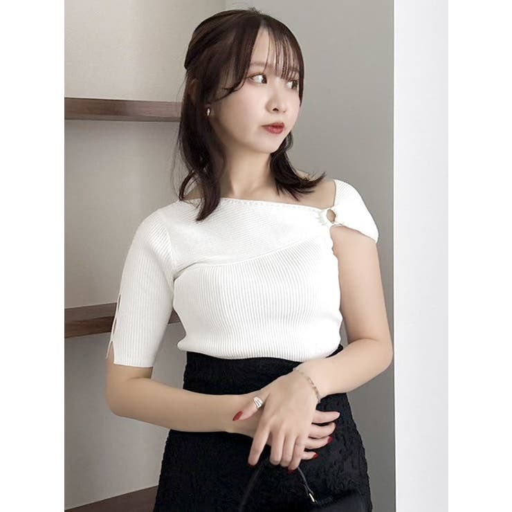 ワンショルリングリブニット | dazzlin | 詳細画像7 