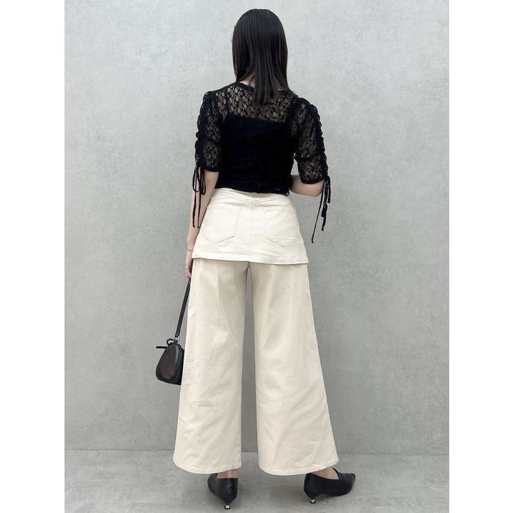 ギャザーリボンレーストップス | dazzlin | 詳細画像21 