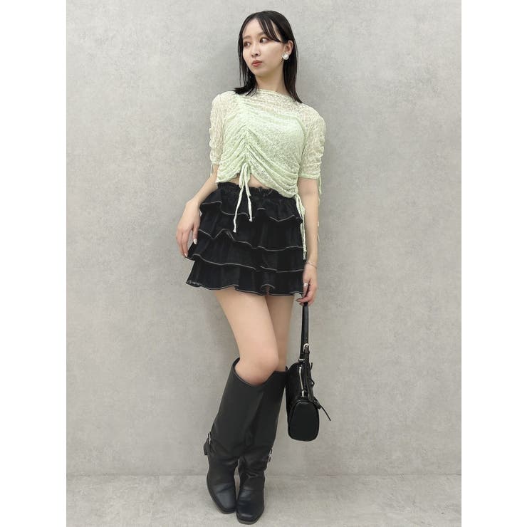 ギャザーリボンレーストップス | dazzlin | 詳細画像26 