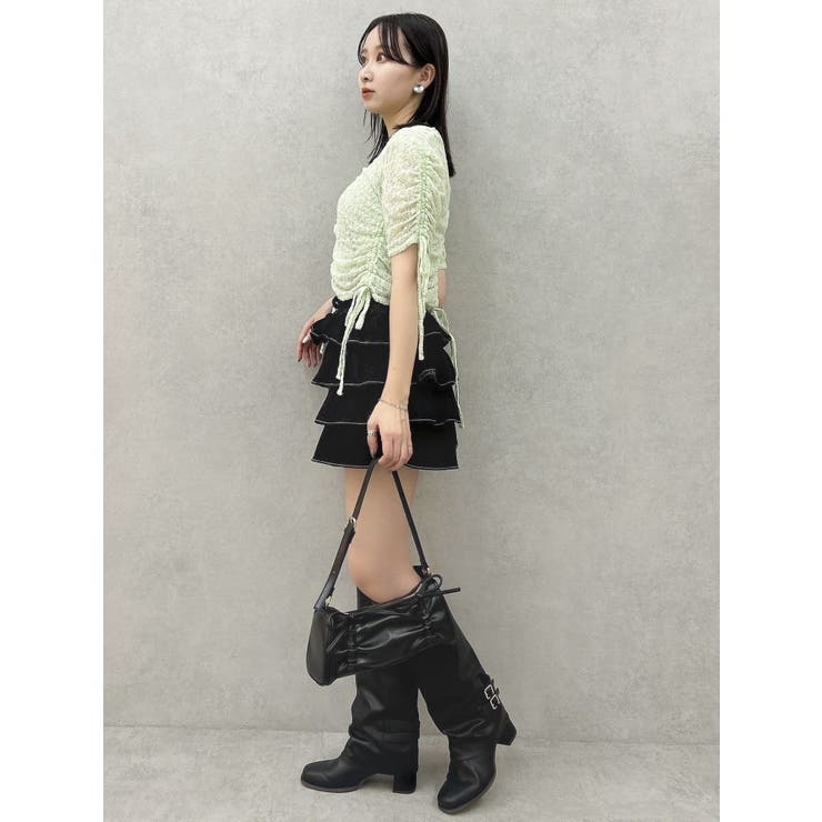 ギャザーリボンレーストップス | dazzlin | 詳細画像27 