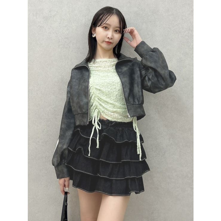 ギャザーリボンレーストップス | dazzlin | 詳細画像29 