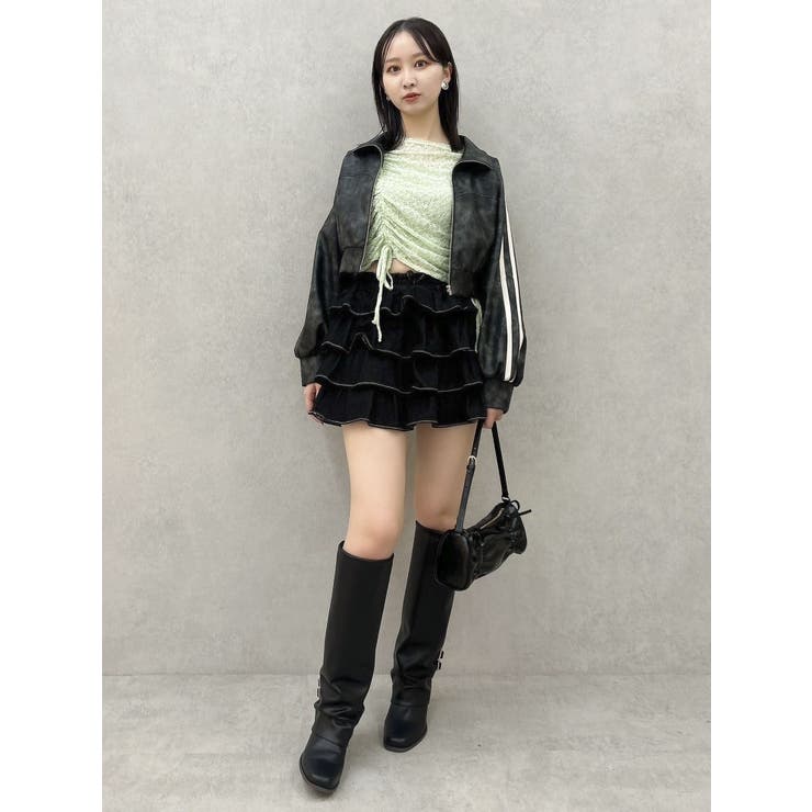 ギャザーリボンレーストップス | dazzlin | 詳細画像32 