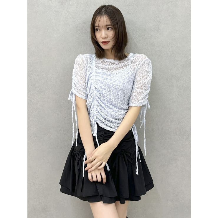 ギャザーリボンレーストップス | dazzlin | 詳細画像35 