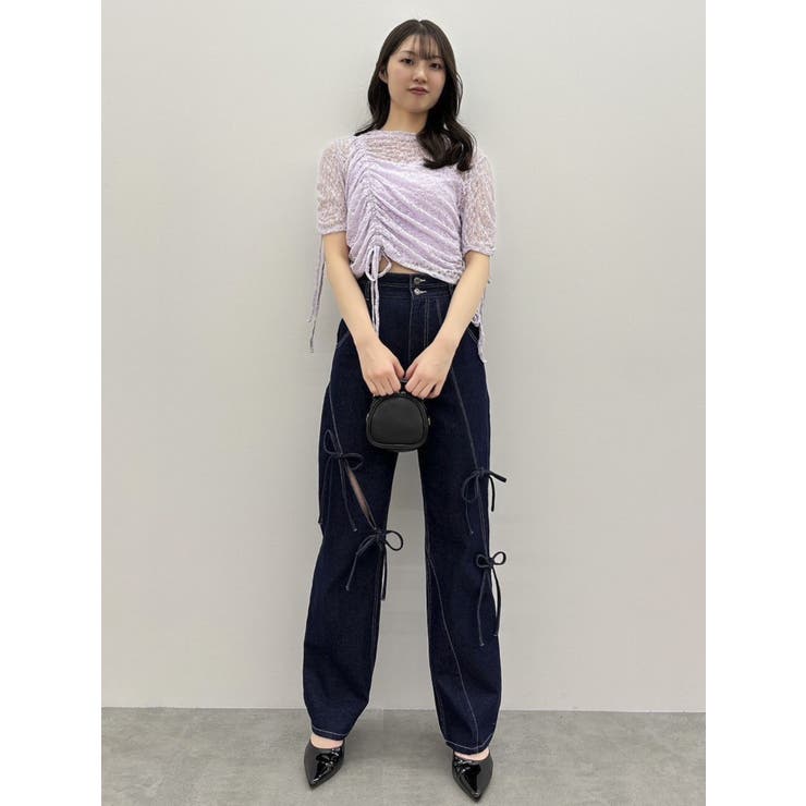 ギャザーリボンレーストップス | dazzlin | 詳細画像41 