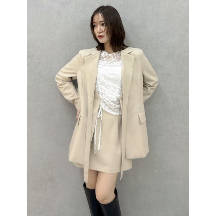 ギャザーリボンレーストップス | dazzlin | 詳細画像9 