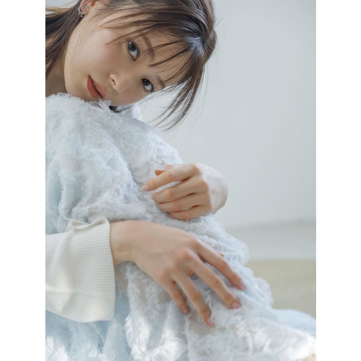 ペプラムフリルリボンカーデ | dazzlin | 詳細画像11 