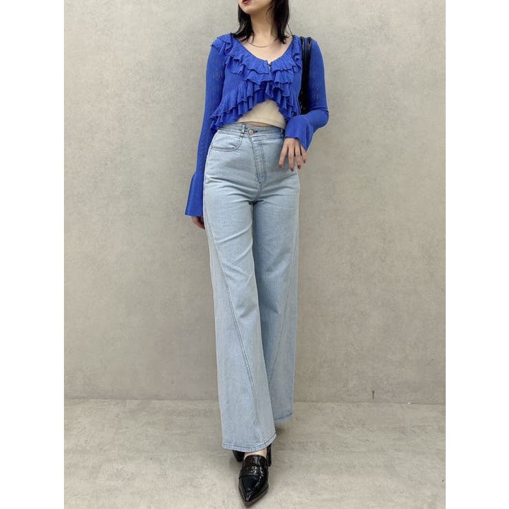 ペプラムフリルリボンカーデ | dazzlin | 詳細画像27 