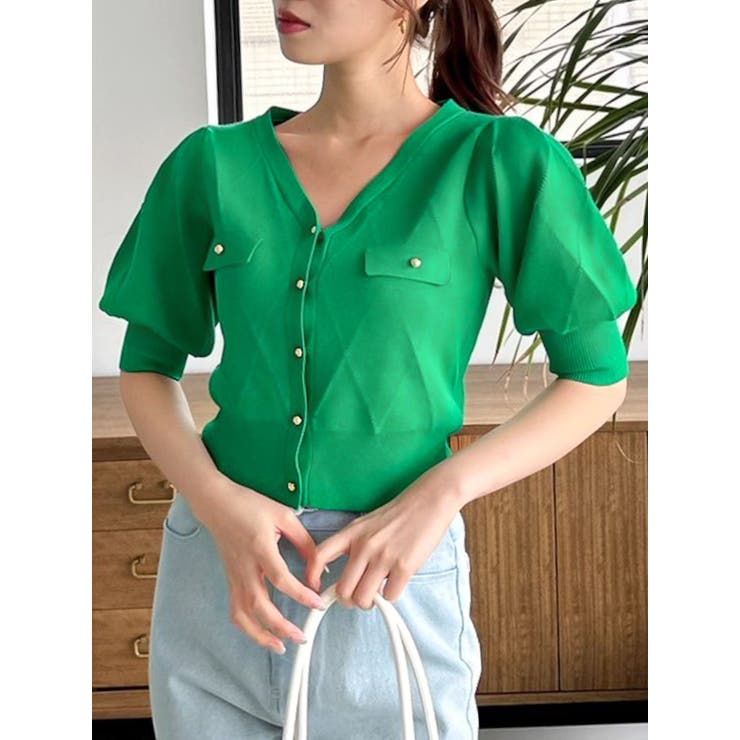 半袖マリンカーデトップス | dazzlin | 詳細画像23 