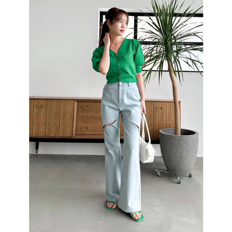 半袖マリンカーデトップス | dazzlin | 詳細画像26 