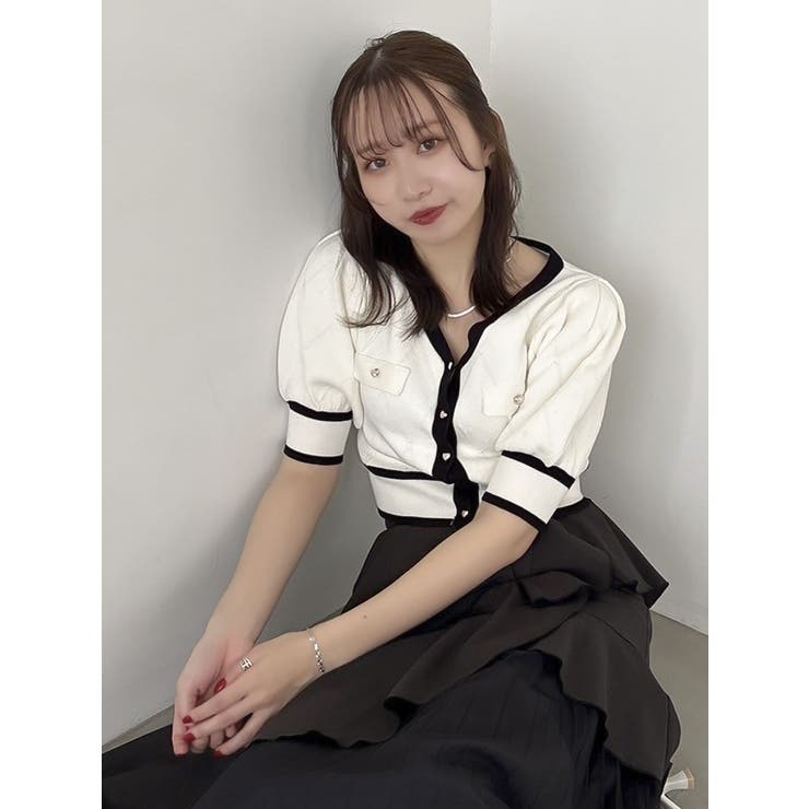 半袖マリンカーデトップス | dazzlin | 詳細画像30 