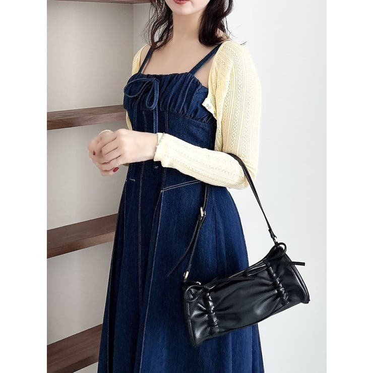 レースホックショートカーデ | dazzlin | 詳細画像17 