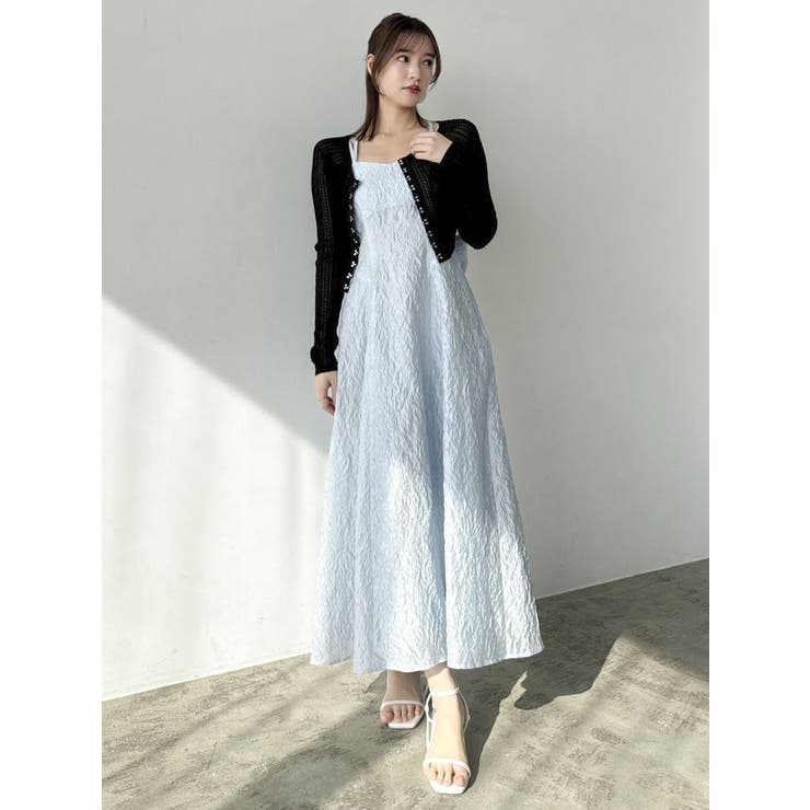 レースホックショートカーデ | dazzlin | 詳細画像27 