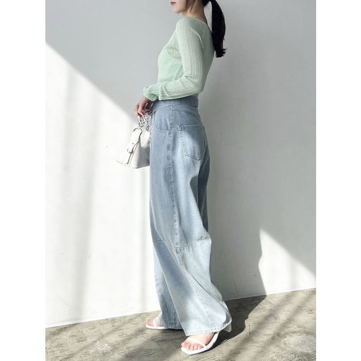 レースホックショートカーデ | dazzlin | 詳細画像32 