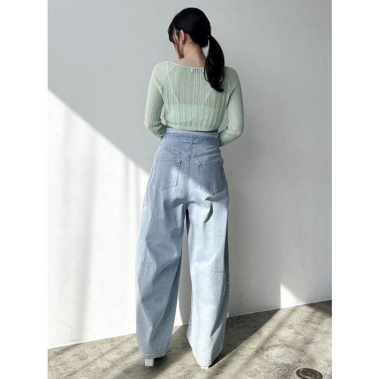 レースホックショートカーデ | dazzlin | 詳細画像34 