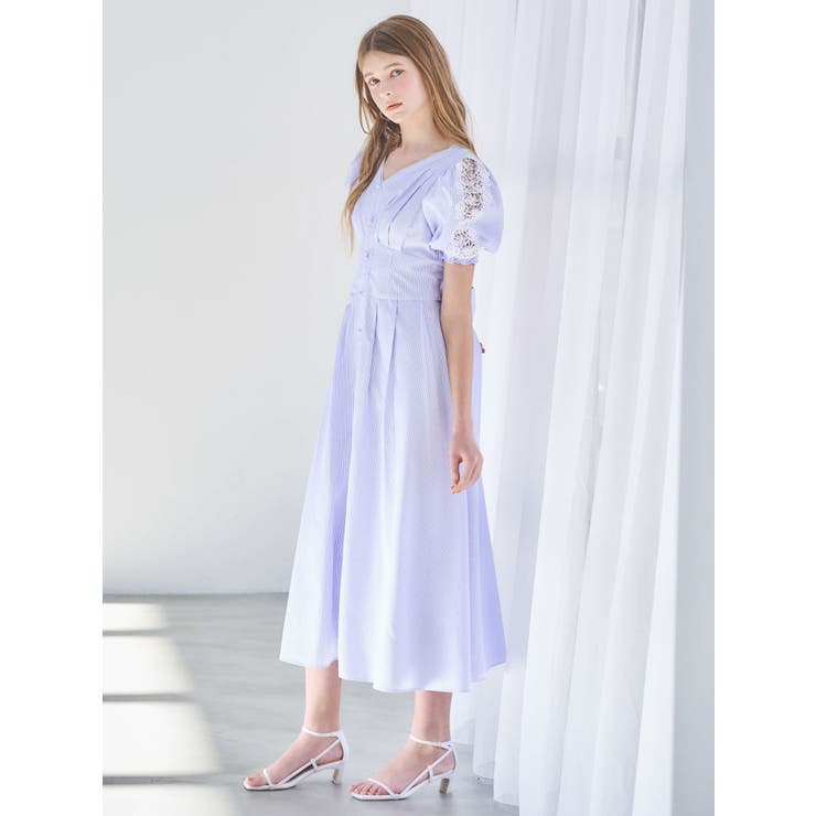 レースドッキングスリーブワンピース | dazzlin | 詳細画像12 