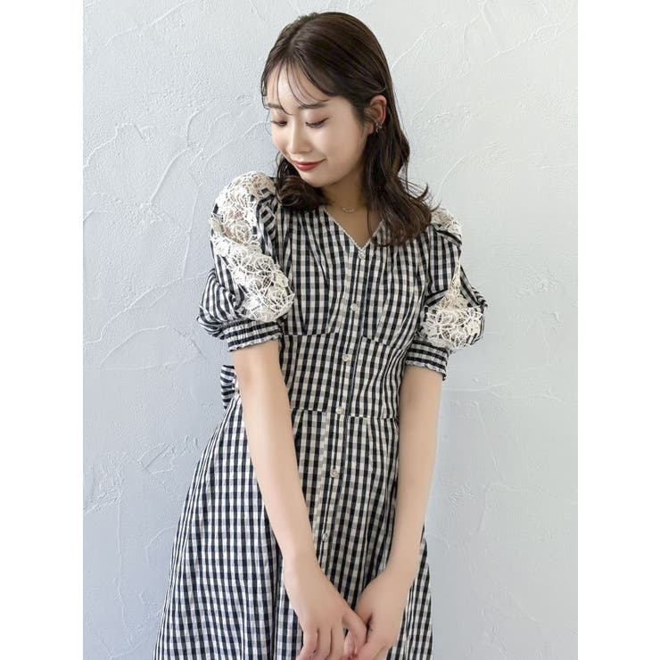 レースドッキングスリーブワンピース | dazzlin | 詳細画像24 