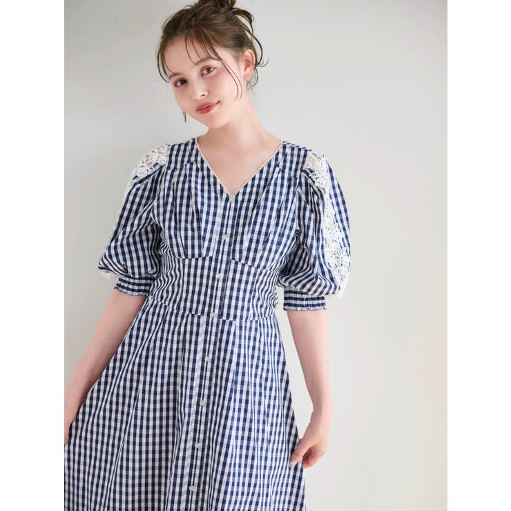 レースドッキングスリーブワンピース | dazzlin | 詳細画像3 