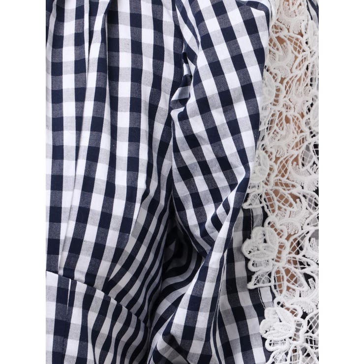 レースドッキングスリーブワンピース[品番：MKSW0064223