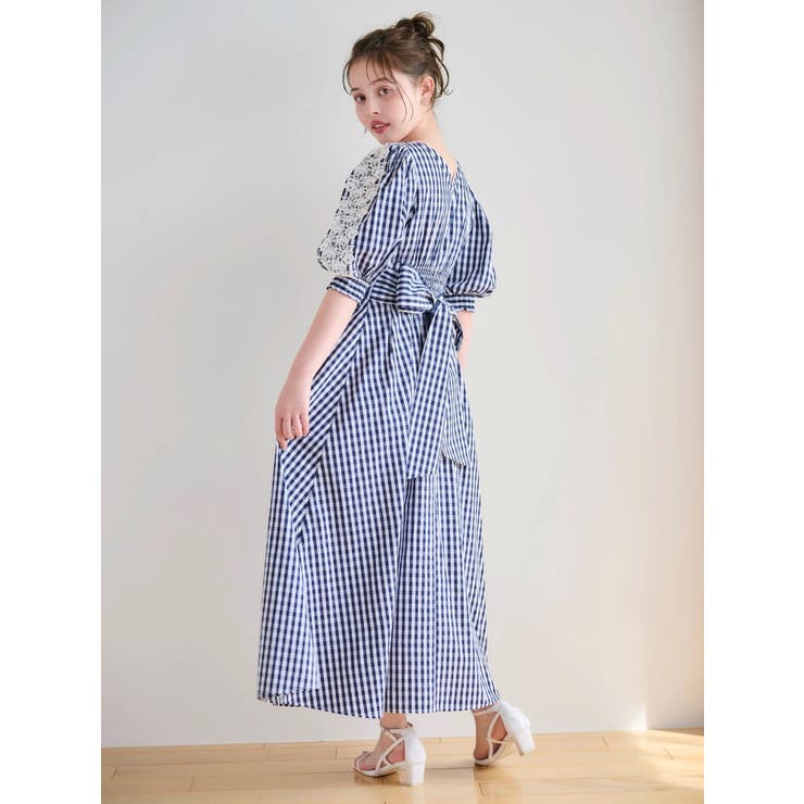 レースドッキングスリーブワンピース | dazzlin | 詳細画像6 