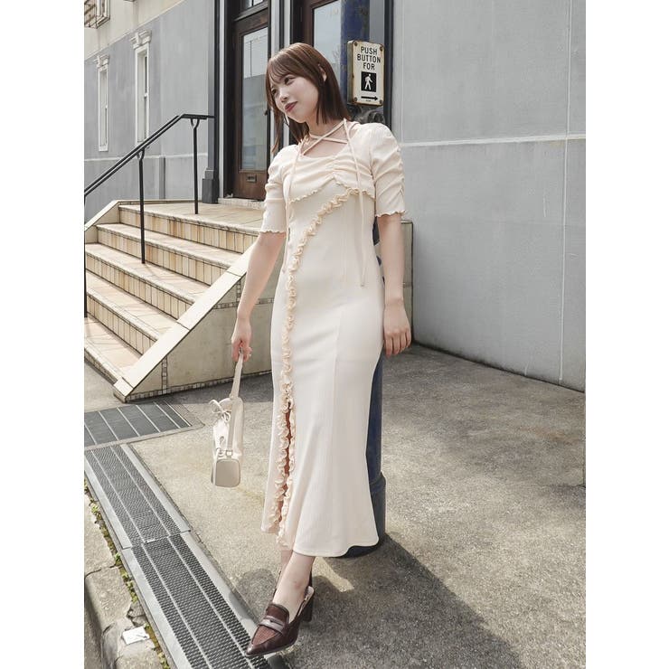 アシメレイヤードカットワンピース | dazzlin | 詳細画像12 