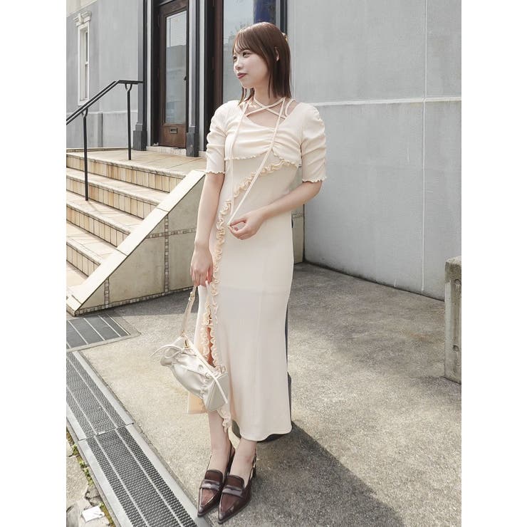 アシメレイヤードカットワンピース | dazzlin | 詳細画像13 